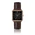 Lederen horloge voor vrouwen Amelia Parker Night Plaza Brown