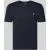 REVIEW Basic slim fit T-shirt met flock-logo op de borst