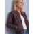 Satijnen blouson met rits en luipaardprint