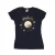 Harry Potter Dames/Dames Zweinstein Yule Ball Katoenen T-Shirt (Marineblauw)