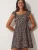 Happiness İstanbul Zomerjurk  lichtblauw / appel / rosa / zwart
