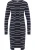 Dreimaster Vest Dames marine wol wit