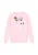 MYMO Sweatshirt ‘Pop’  bruin / rosa / zwart / wit