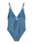 Marc O’Polo Badpak ‘ Shiny ‘  blauw