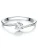 Trilani Ring  zilver / transparant