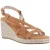 Hush Puppies Jenny Espadrille Wedge Suède Dames Tan Hakken