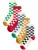 Next Sokken  ecru / rood / zwart / wit