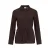 VILA blouse met ceintuur – donkerbruin