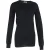 Jil Sander effen trui met ronde hals in zwarte wol