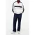 Tommy Hilfiger Relaxed Colorblock Quarter Zip Ecru