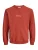 JACK & JONES Sweatshirt ‘JORNorrebro’  karmijnrood / wit