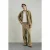 Gestructureerde Brede Pantalon met Knopsluiting