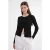 Geknoopte Slim Fit Verstevigde Brei Cardigan