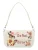 Staud Schoudertas ‘TIMMY’  kaki / pastelroze / rood / wit