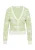 comma casual identity Gebreid vest  pastelgroen / natuurwit