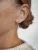 Hey Happiness Oorbellen ‘Double Pearl’  zilver