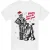 Star Wars Vrolijk Kerstmis Droids T-shirt (Wit)