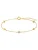 Lucardi Armband ‘Modernes Basic’  goud