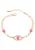 faina Armband  rose-goud / lichtroze / transparant