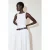 Mango katoenen broderie midi zomerjurk – wit