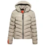 Damesjack met capuchon van microvezel Superdry