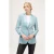 Motivi Single-breasted Jacket With Satin Inserts Sky Blue