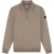 Malelions Men Knitted Longsleeve Polo | Taupe