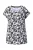 MIAMODA Shirt  zwart / wit