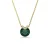 Swarovski  – Dames Ketting – Groen & goudkleurig