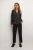Blouse met lange mouwen Regular fit Brindle/Midnight Doodle Print brown