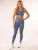 Divina Sportbroek ‘Amica’  duifblauw / wit