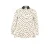 YOEK blouse met stippen beige