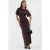 Effen Mouwloze Bodycon Midi Jurk