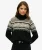 Coltrui met Fairisle-patroon Zwart