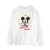 Disney Dames/Dames Mickey Mouse Sterren Sweatshirt (Wit)