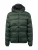 BLEND Winterjas  donkergroen / zwart / wit