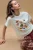 Geprinte Regular Fit Crew Neck T-shirt van 100% Katoen