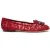 Lace Ballerina’s Rode Versierde Ballerina’s