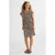 BEACHWAVE jurk beige/zwart