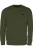 Kronstadt Sweatshirt ronde halsgroen, Effen