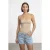 Kant Mouwloze Slim-fit Bodysuit Blouse