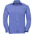 Russell Collectie Herenshirt met lange mouwen (Bedrijfsblauw)