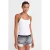 Slim Fit Mouwloos Tie-Front Cami Blouse