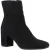 Hush Puppies Octavia Dames Zwarte Suède Enkellaarzen Met Hak