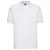 Russell Heren Polycotton Pique Slijtvast Poloshirt (Wit)