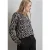 Street One Dames Materiaalmix overhemd in Zwart