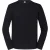 Fruit of the Loom Heren Iconic T-shirt met lange mouwen (Zwart)