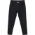 Parelmoer jeans met hoge taille in zwart katoen