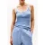 Tommy Hilfiger Rib Tank Top Brisk Blue