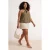 Trendyol Curve Dames Kaki Effen Mouwloos Getailleerd Grote maten Blouses